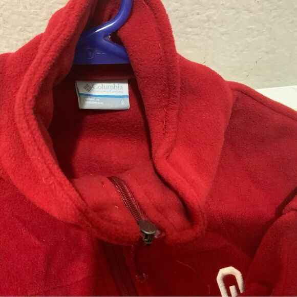 Columbia Oklahoma Sooners Fleece Jacket size S NWOT - Picture 9 of 9
